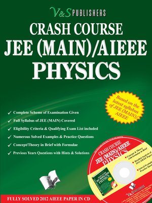 cover image of Crash Course JEE(Main) / AIEEE - Physics